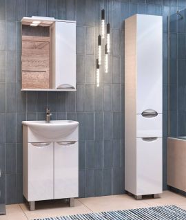 Зеркало-шкаф с подсветкой Vigo Callao z.CAL.50.R.El 50 см белый